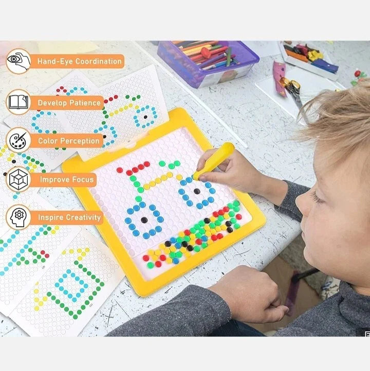 Magnetic drawing board toy for kids