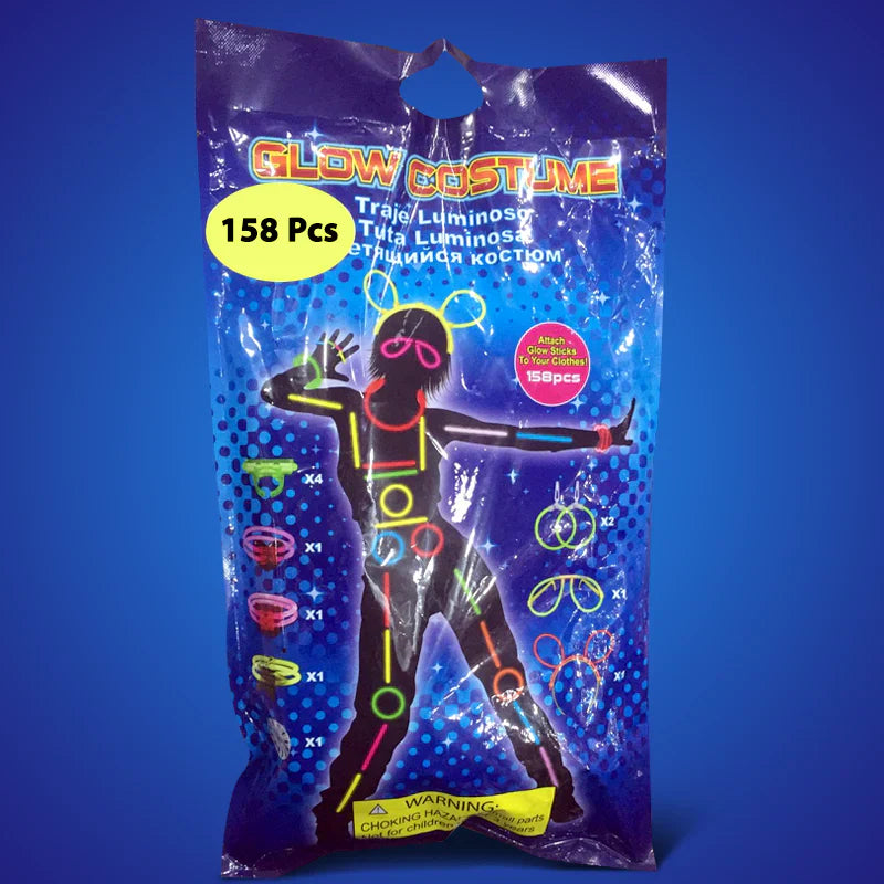 Full Body Glow Costume Kit (158 pieces)