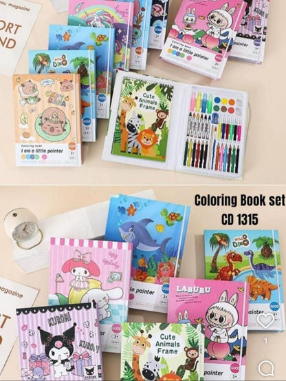 38 in 1 colouring book