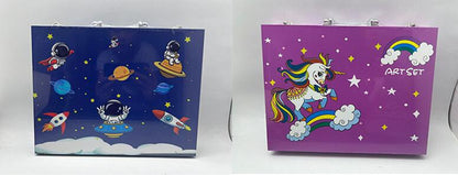 Wooden Brief Case Art Set