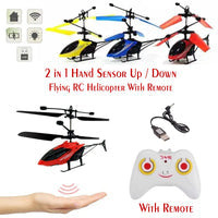 2 in 1 Hand Sensor Helicopter with remote control