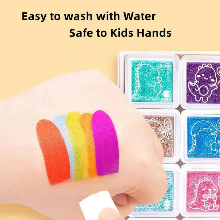 Kids Finger Painting Doodle Coloring Book