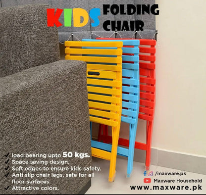 Kids Foldable Chairs and Table