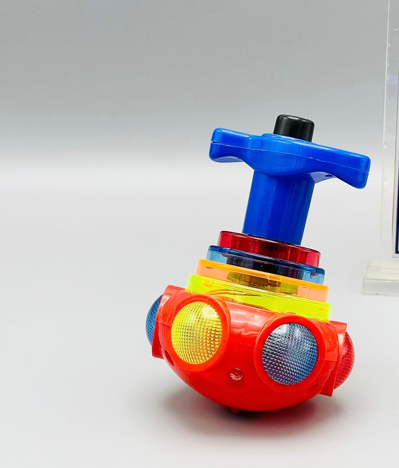 Colorful UFO Spinning Top (With music and flash light)