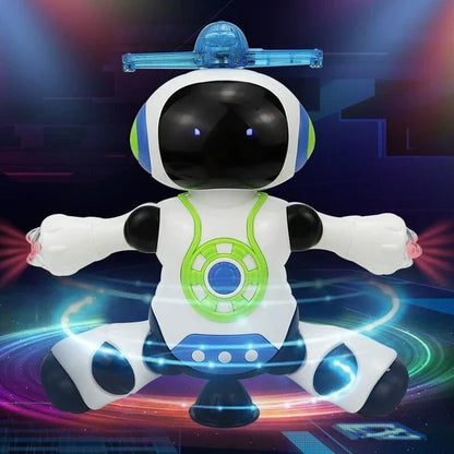 Dancing Robot with Flashing Lights, Music, and Movable Arms and Legs