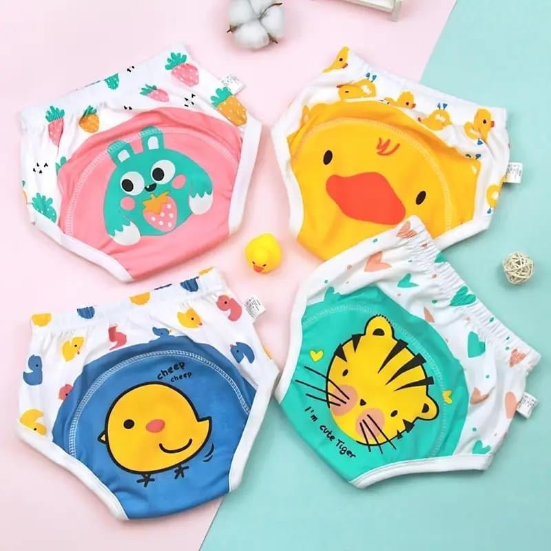 Cute Cartoon Baby Waterproof & Leak-Proof Diaper