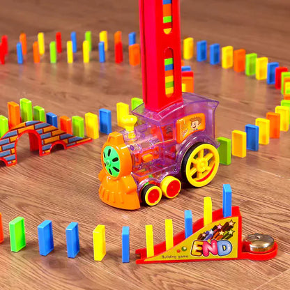 Domino Set Up Train