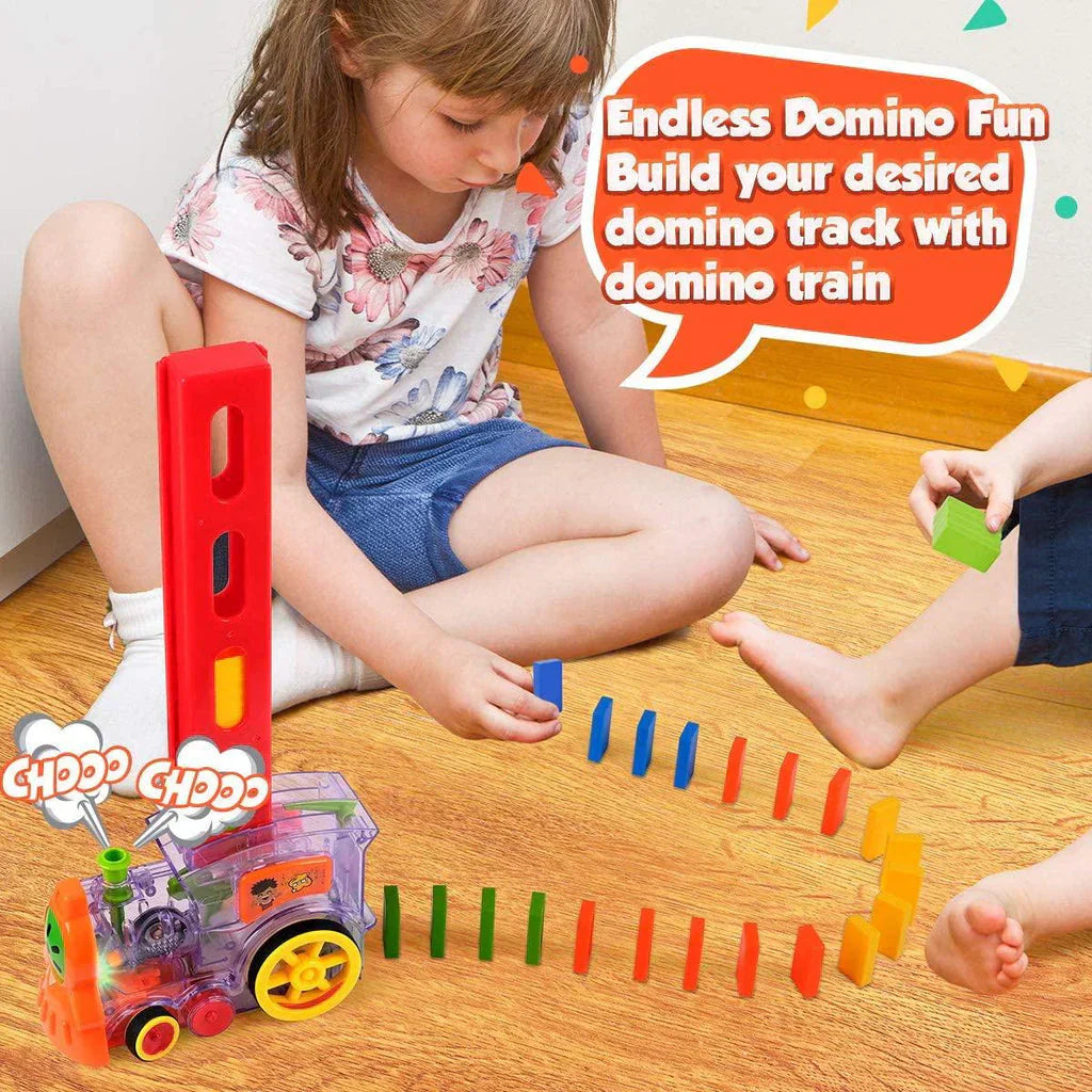 Domino Set Up Train