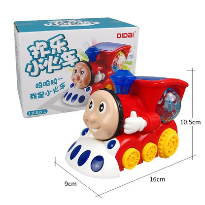 Music Train Lighting Funny Car Model Birthday Amazing Gift Plastic Toy Children's For Kid Boy