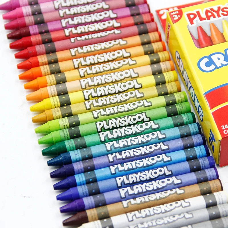 Pack of 36 Non-toxic Washable
Crayons Colors Crayons Set
Wax Crayon For Children Kids