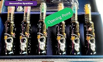 Party Supplies Space Theme Bottle Shape Highlighter Set | Pack Of 6 Pcs
