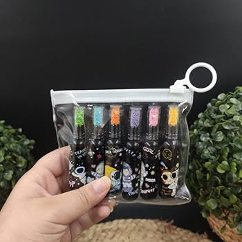 Party Supplies Space Theme Bottle Shape Highlighter Set | Pack Of 6 Pcs