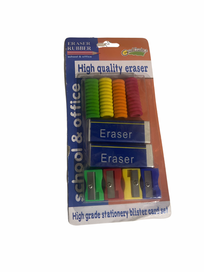 High Grade Stationary Set for School (10 Pcs)