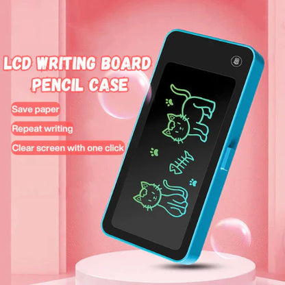 Multi-Use LCD Writing Tablet Pencil Case with magic book