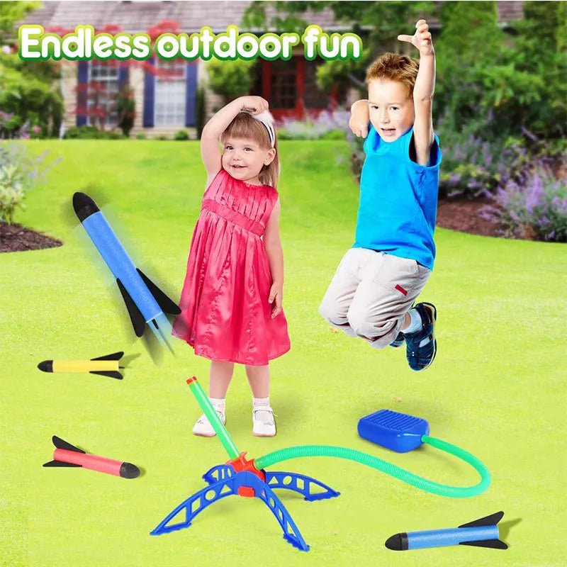 Children's Step-On Rocket Launcher Toy