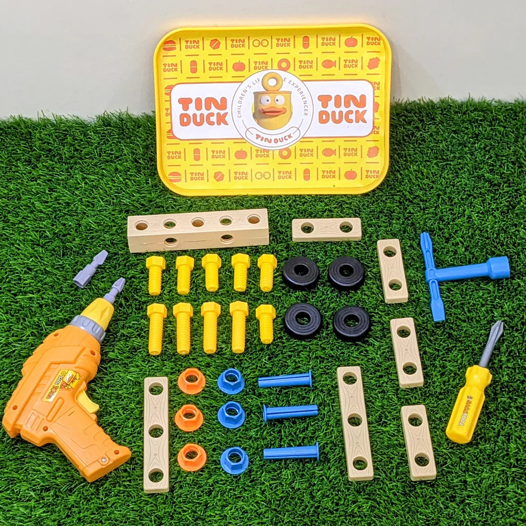 Electric Tool Set for Kids – DIY Construction Tools for Pretend Play and Skill Building