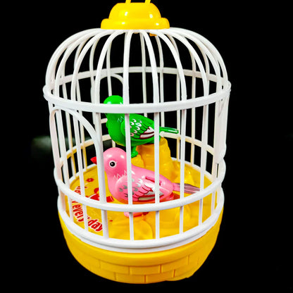 Singing Bird Cage Voice Control Electric Bird