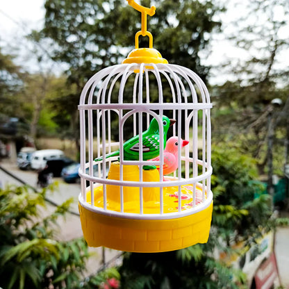 Singing Bird Cage Voice Control Electric Bird