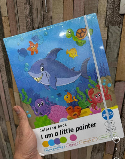 38 in 1 colouring book