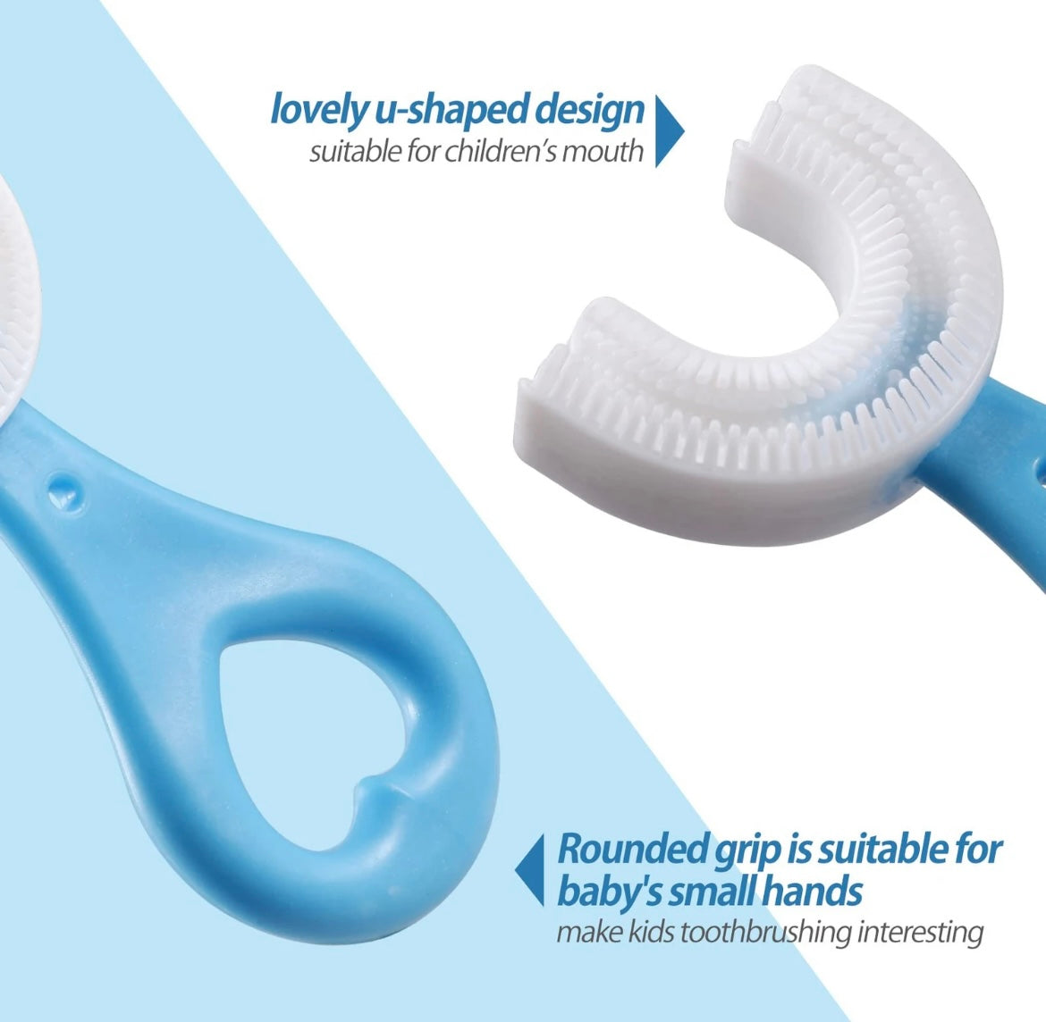 U-shaped Baby Toothbrush Children Child Teethers Baby Brush(with Box)