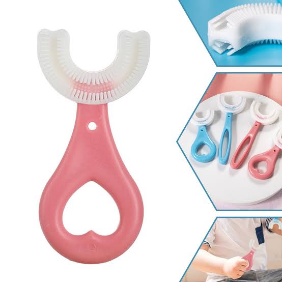 U-shaped Baby Toothbrush Children Child Teethers Baby Brush(with Box)
