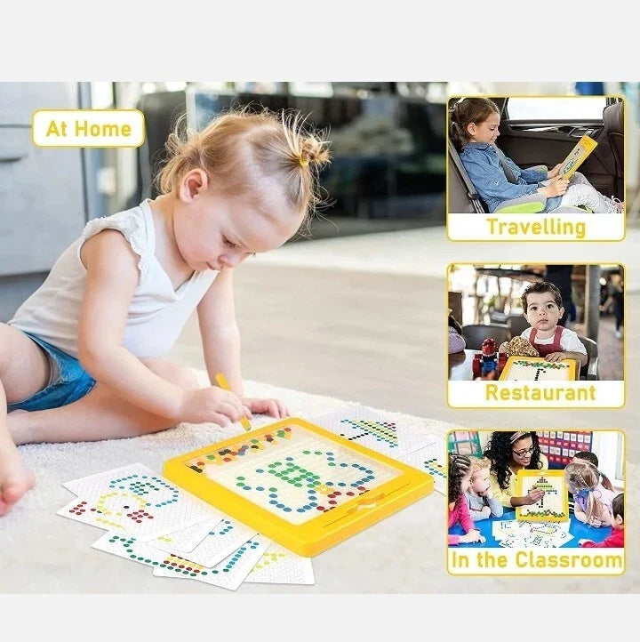 Magnetic drawing board toy for kids