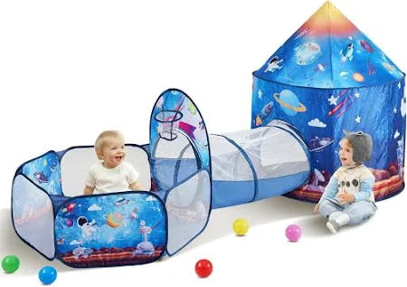 3 in 1 Tunnel Tent House For Kids
